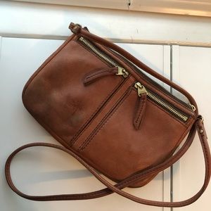 Small fossil crossbody purse